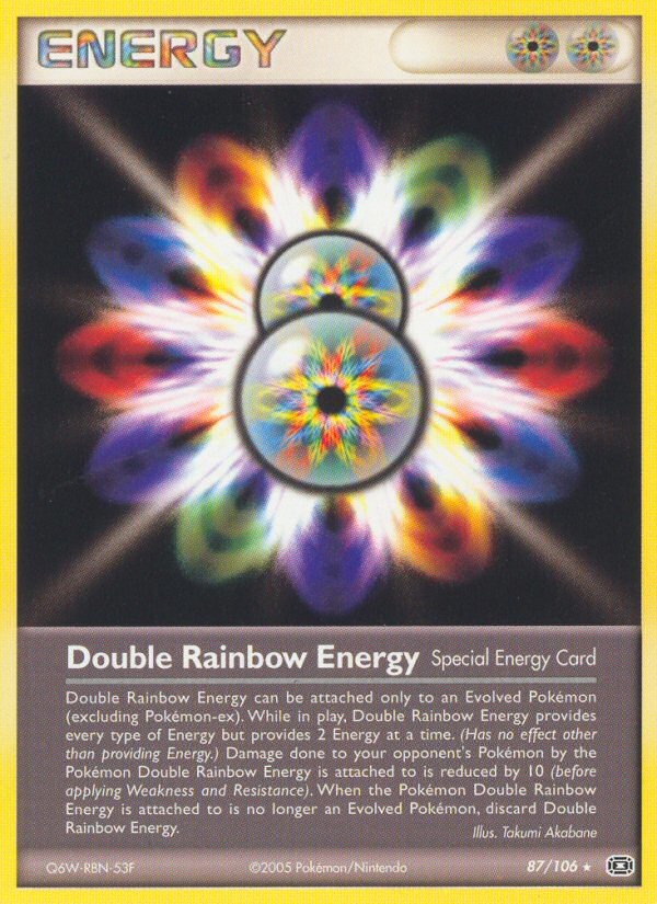 Double Rainbow Energy (87/106) [EX: Emerald] | Jomio and Rueliete's Cards and Comics