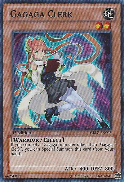 Gagaga Clerk [CBLZ-EN008] Super Rare | Jomio and Rueliete's Cards and Comics