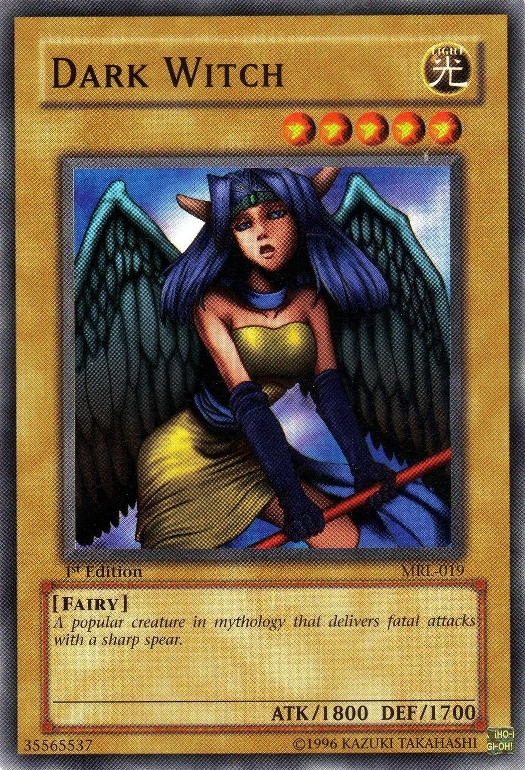 Dark Witch [MRL-019] Common | Jomio and Rueliete's Cards and Comics