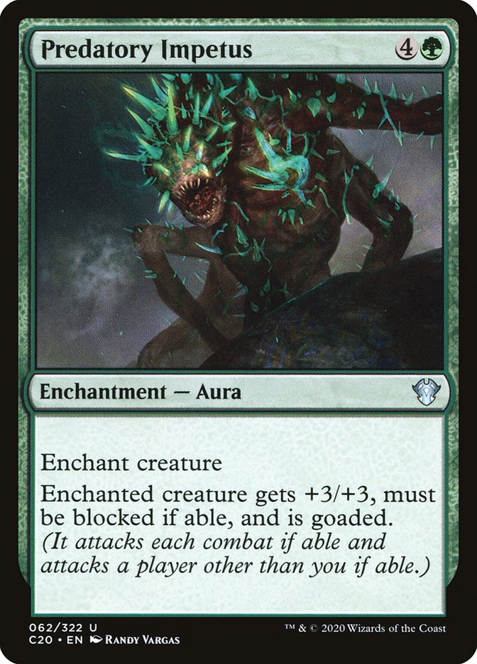 Predatory Impetus [Commander 2020] | Jomio and Rueliete's Cards and Comics