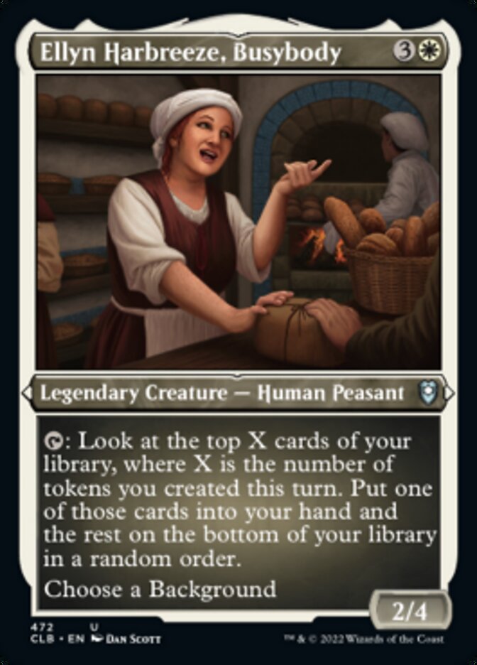 Ellyn Harbreeze, Busybody (Foil Etched) [Commander Legends: Battle for Baldur's Gate] | Jomio and Rueliete's Cards and Comics