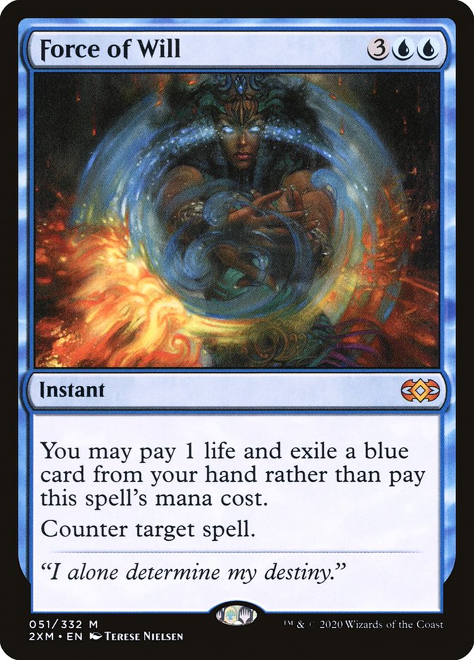 Force of Will [Double Masters] | Jomio and Rueliete's Cards and Comics