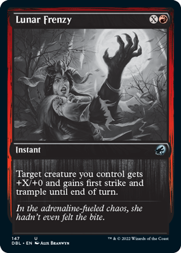 Lunar Frenzy [Innistrad: Double Feature] | Jomio and Rueliete's Cards and Comics