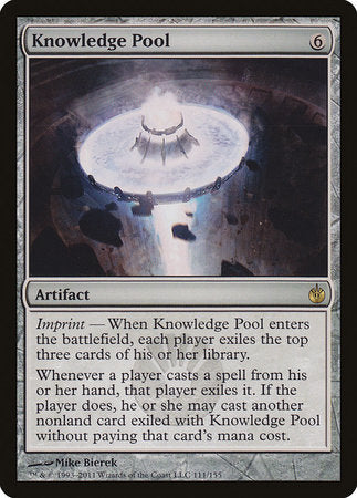 Knowledge Pool [Mirrodin Besieged] | Jomio and Rueliete's Cards and Comics