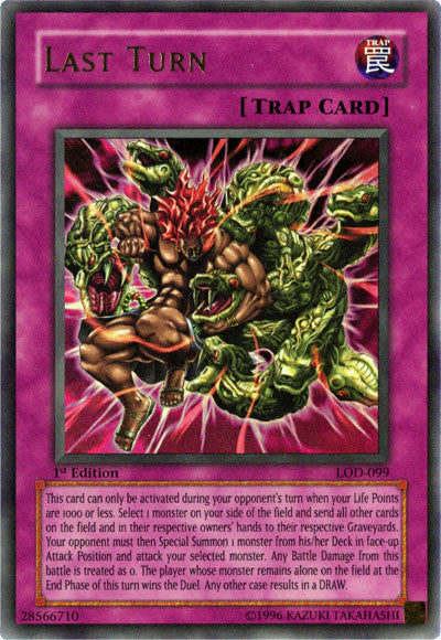 Last Turn [LOD-099] Ultra Rare | Jomio and Rueliete's Cards and Comics