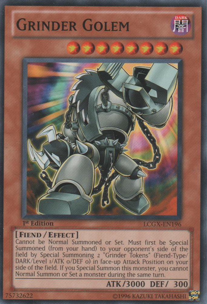 Grinder Golem [LCGX-EN196] Common | Jomio and Rueliete's Cards and Comics
