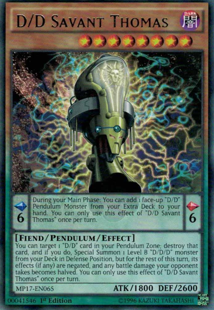 D/D Savant Thomas [MP17-EN065] Rare | Jomio and Rueliete's Cards and Comics