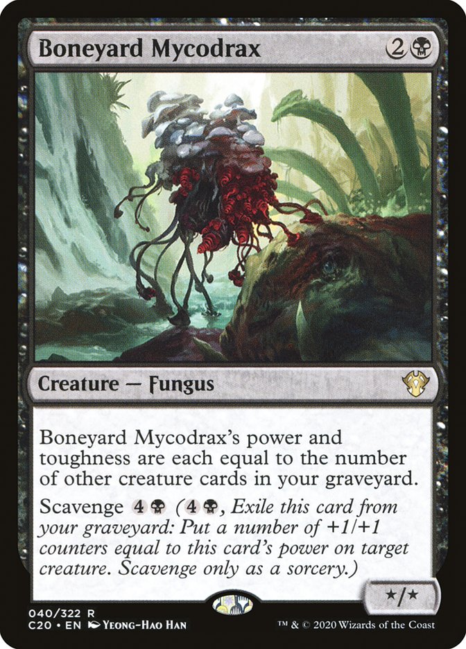 Boneyard Mycodrax [Commander 2020] | Jomio and Rueliete's Cards and Comics