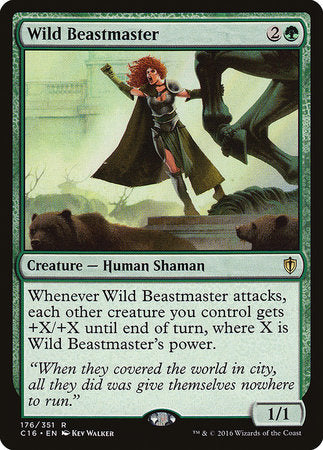 Wild Beastmaster [Commander 2016] | Jomio and Rueliete's Cards and Comics