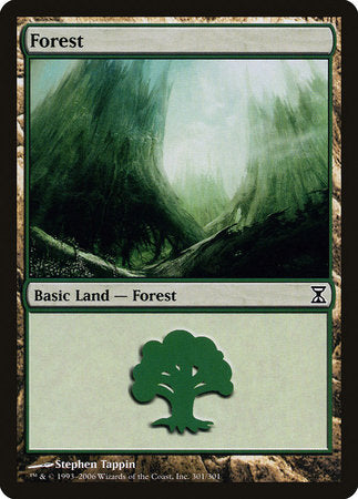 Forest (301) [Time Spiral] | Jomio and Rueliete's Cards and Comics