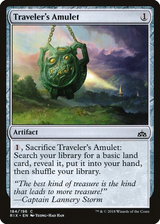 Traveler's Amulet [Rivals of Ixalan] | Jomio and Rueliete's Cards and Comics