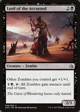 Lord of the Accursed [Amonkhet] | Jomio and Rueliete's Cards and Comics