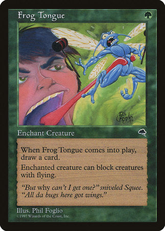 Frog Tongue [Tempest] | Jomio and Rueliete's Cards and Comics