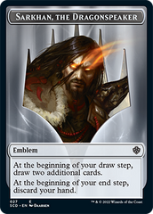 Sarkhan, the Dragonspeaker // Sarkhan, the Dragonspeaker Double-Sided Token [Starter Commander Decks] | Jomio and Rueliete's Cards and Comics
