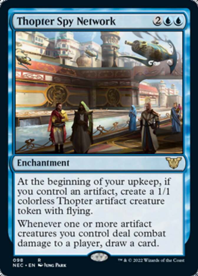 Thopter Spy Network [Kamigawa: Neon Dynasty Commander] | Jomio and Rueliete's Cards and Comics