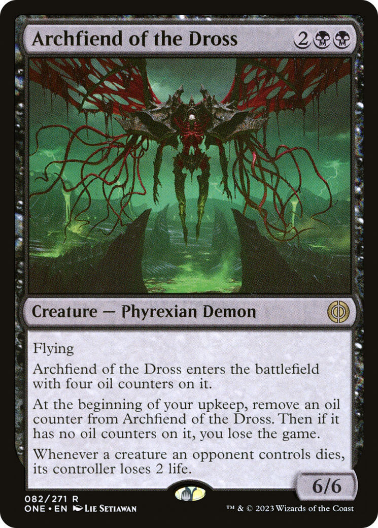 Archfiend of the Dross [Phyrexia: All Will Be One] | Jomio and Rueliete's Cards and Comics