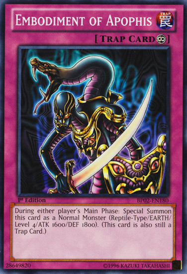 Embodiment of Apophis [BP02-EN180] Mosaic Rare | Jomio and Rueliete's Cards and Comics