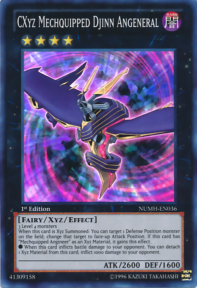 CXyz Mechquipped Djinn Angeneral [NUMH-EN036] Super Rare | Jomio and Rueliete's Cards and Comics