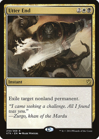 Utter End [Khans of Tarkir] | Jomio and Rueliete's Cards and Comics