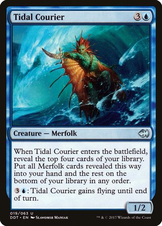 Tidal Courier [Duel Decks: Merfolk vs. Goblins] | Jomio and Rueliete's Cards and Comics