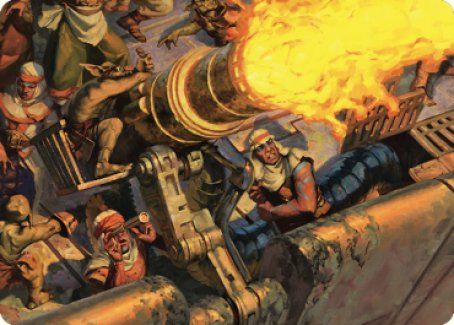 Mana Cannons Art Card [Dominaria United Art Series] | Jomio and Rueliete's Cards and Comics