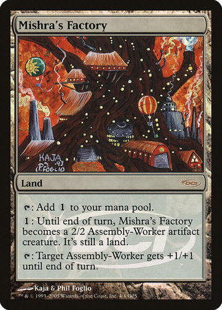 Mishra's Factory [Judge Gift Cards 2005] | Jomio and Rueliete's Cards and Comics