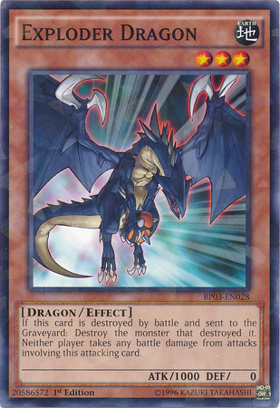 Exploder Dragon (Shatterfoil) [BP03-EN028] Common | Jomio and Rueliete's Cards and Comics