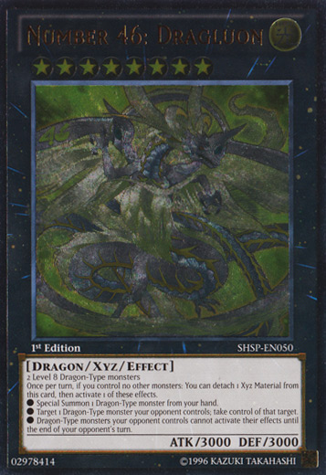 Number 46: Dragluon (UTR) [SHSP-EN050] Ultimate Rare | Jomio and Rueliete's Cards and Comics