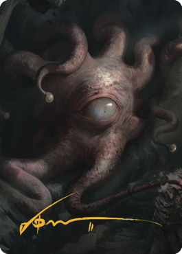Consuming Aberration Art Card (Gold-Stamped Signature) [Commander Legends: Battle for Baldur's Gate Art Series] | Jomio and Rueliete's Cards and Comics