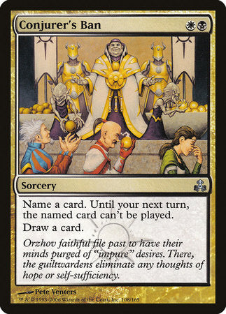 Conjurer's Ban [Guildpact] | Jomio and Rueliete's Cards and Comics