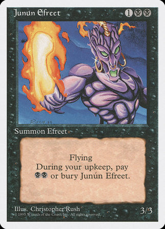 Junun Efreet [Fourth Edition] | Jomio and Rueliete's Cards and Comics
