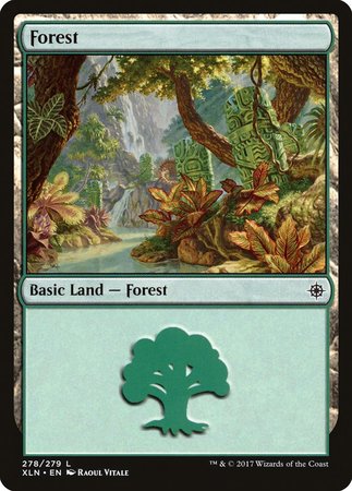 Forest (278) [Ixalan] | Jomio and Rueliete's Cards and Comics