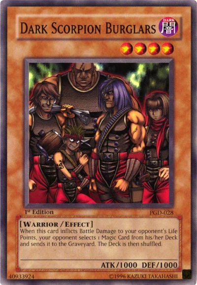 Dark Scorpion Burglars [PGD-028] Common | Jomio and Rueliete's Cards and Comics