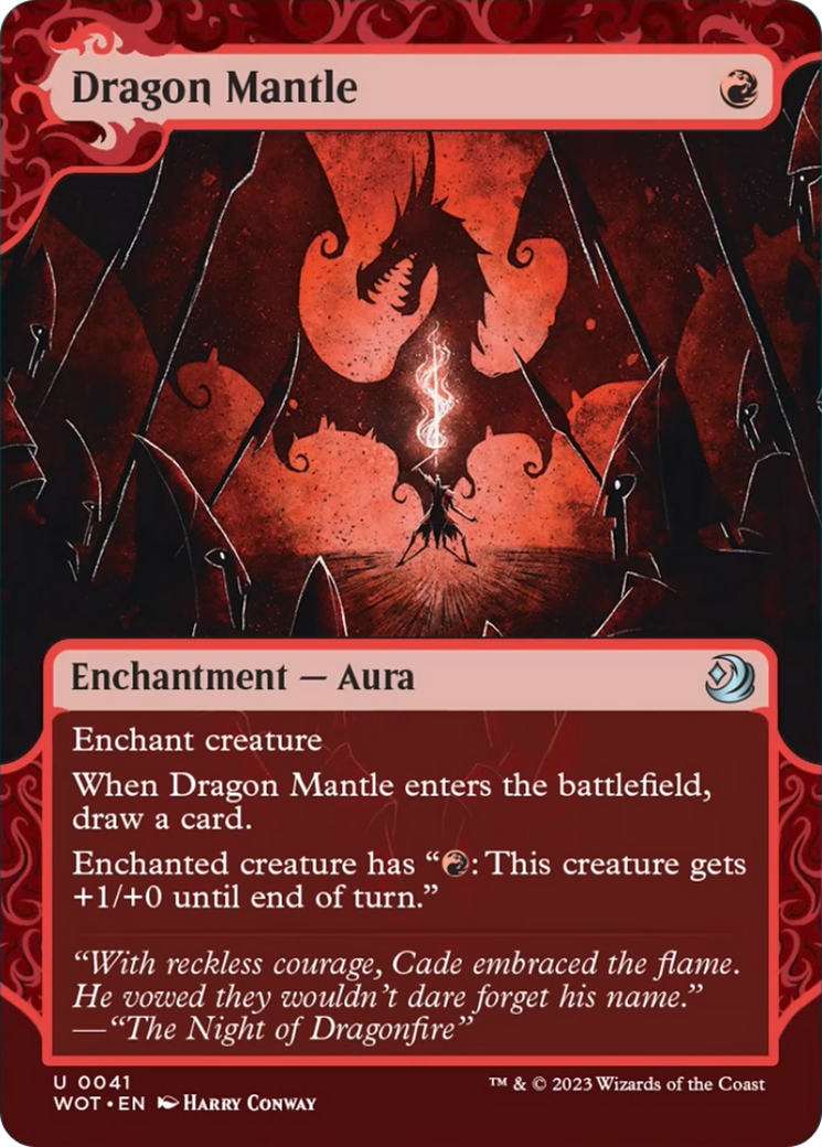 Dragon Mantle [Wilds of Eldraine: Enchanting Tales] | Jomio and Rueliete's Cards and Comics