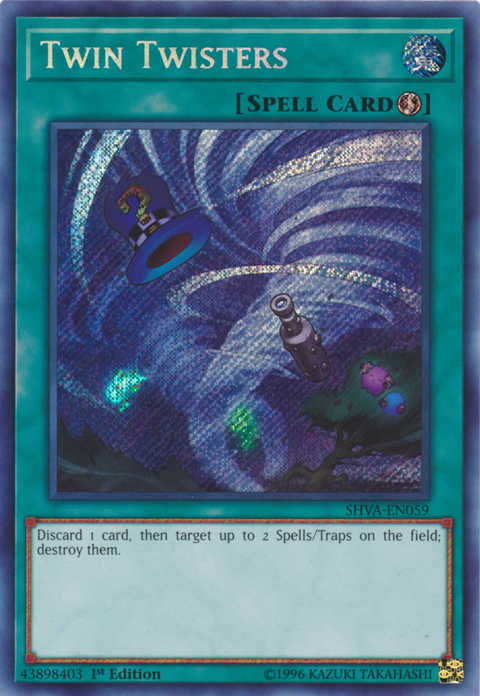 Twin Twisters [SHVA-EN059] Secret Rare | Jomio and Rueliete's Cards and Comics