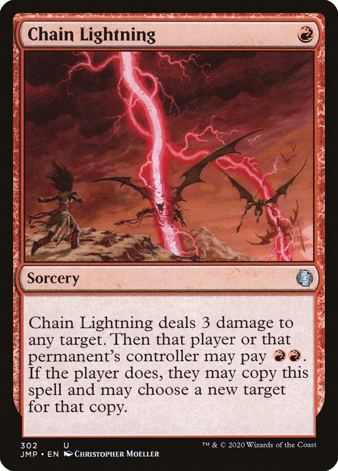 Chain Lightning [Jumpstart] | Jomio and Rueliete's Cards and Comics