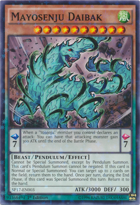 Mayosenju Daibak (Starfoil) [SP17-EN003] Starfoil Rare | Jomio and Rueliete's Cards and Comics