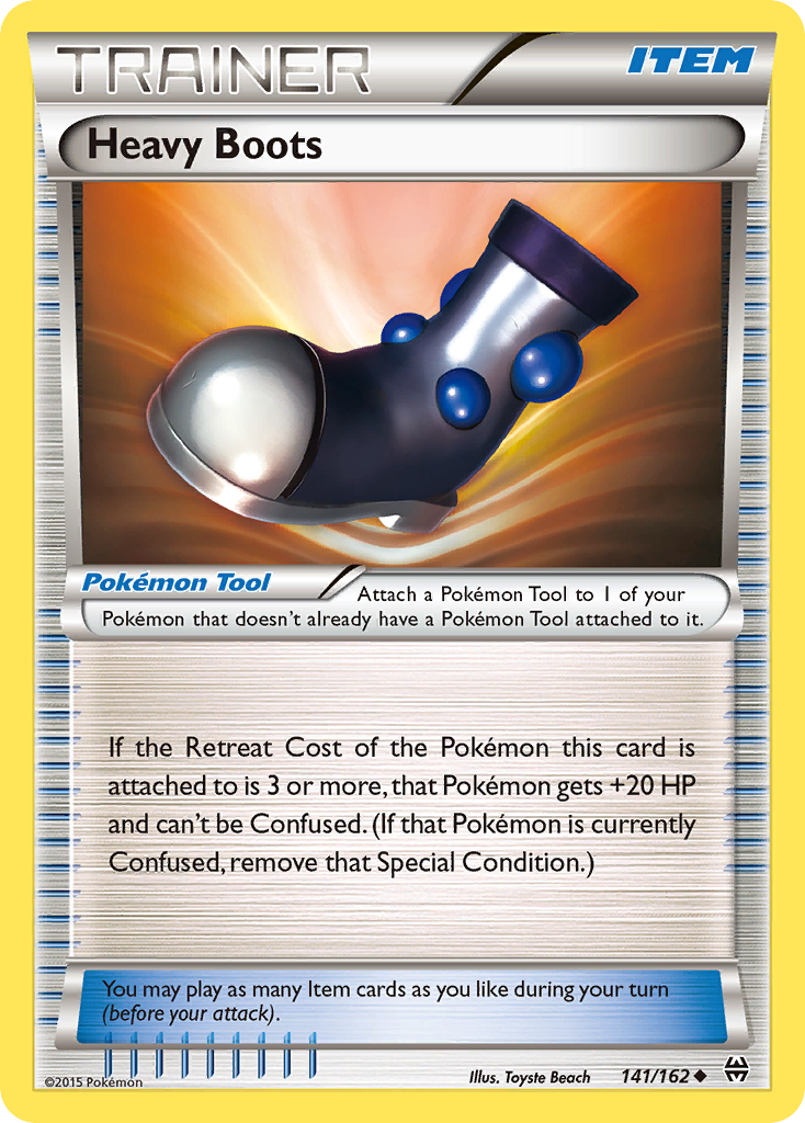 Heavy Boots (141/162) [XY: BREAKthrough] | Jomio and Rueliete's Cards and Comics