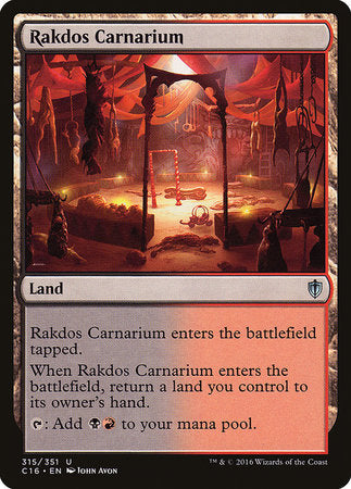 Rakdos Carnarium [Commander 2016] | Jomio and Rueliete's Cards and Comics