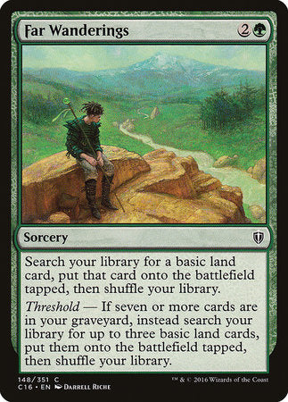 Far Wanderings [Commander 2016] | Jomio and Rueliete's Cards and Comics