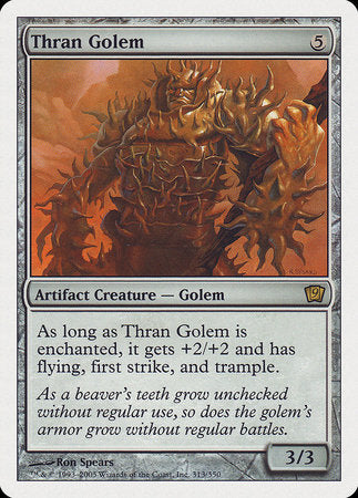 Thran Golem [Ninth Edition] | Jomio and Rueliete's Cards and Comics