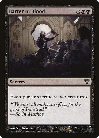 Barter in Blood [Avacyn Restored] | Jomio and Rueliete's Cards and Comics