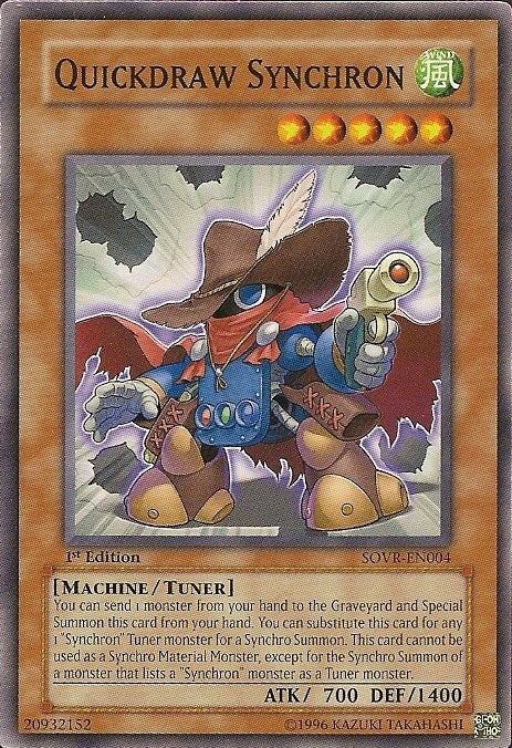 Quickdraw Synchron [SOVR-EN004] Common | Jomio and Rueliete's Cards and Comics