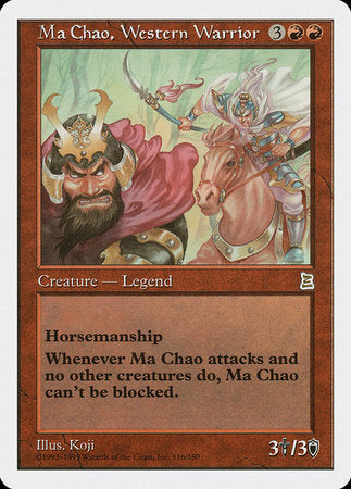 Ma Chao, Western Warrior [Portal Three Kingdoms] | Jomio and Rueliete's Cards and Comics