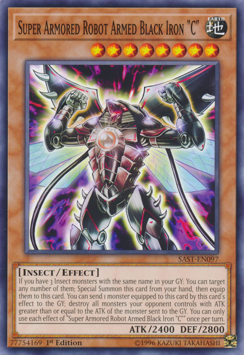 Super Armored Robot Armed Black Iron "C" [SAST-EN097] Common | Jomio and Rueliete's Cards and Comics