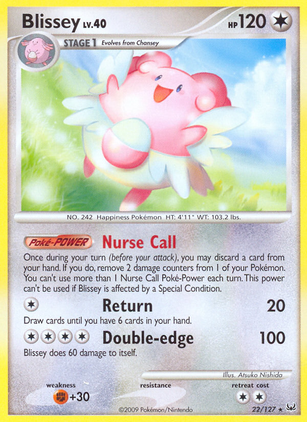 Blissey (22/127) [Platinum: Base Set] | Jomio and Rueliete's Cards and Comics
