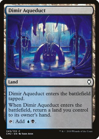 Dimir Aqueduct [Commander Anthology Volume II] | Jomio and Rueliete's Cards and Comics