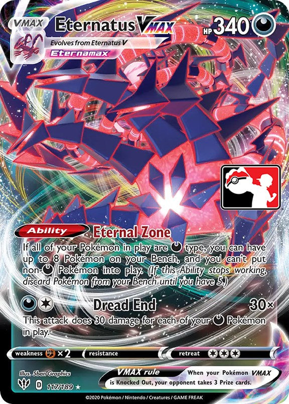 Eternatus VMAX (117/189) [Prize Pack Series One] | Jomio and Rueliete's Cards and Comics