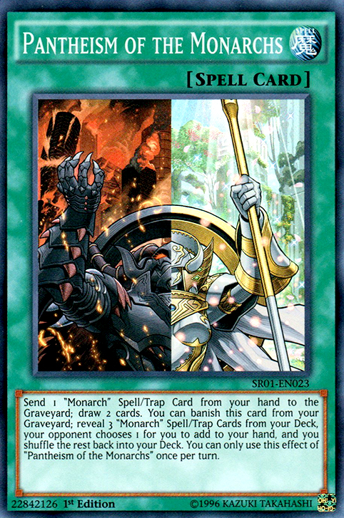 Pantheism of the Monarchs [SR01-EN023] Super Rare | Jomio and Rueliete's Cards and Comics
