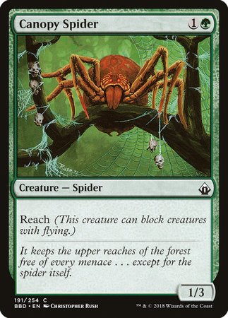 Canopy Spider [Battlebond] | Jomio and Rueliete's Cards and Comics
